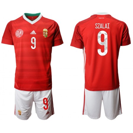 Completo Calcio Ungheria SZALAI 9 Bambino Divisa Prima 2020